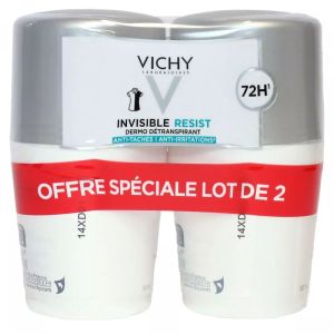 Vichy Déodorant Roll-on 72H Invisible Resist 2x50 ml