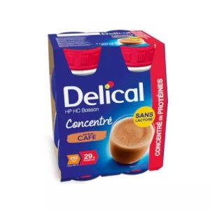 Delical Boisson Concentrée Café 200 ml x4