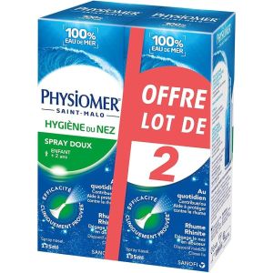 Physiomer Adultes Enfants Brume Nasale 135 ml x2