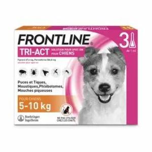 Frontline Tri-Act Spot-On Chien S Pipettes x3