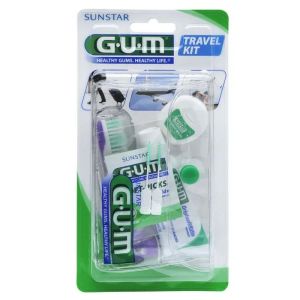 GUM Travel Kit 156 Brosse à Dents + Dentifrice