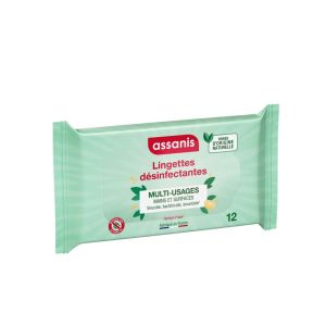 Assanis Lingettes Désinfectantes x12