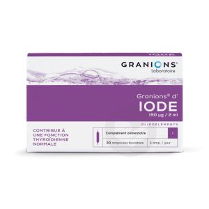 Granions Iode Ampoules Buvables 2 ml x30