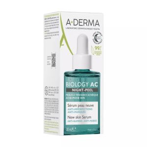 A-DERMA Biology AC Night Peel Sérum 30 ml