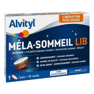 Alvityl Mela-Sommeil Libéré Comprimés x15