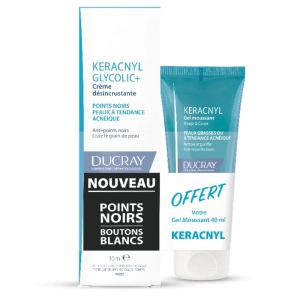 Ducray Keracnyl Glycolic+ Gel 40 ml