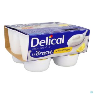 Delical Brassé Lacté HP HC Citron 4 x 200 g