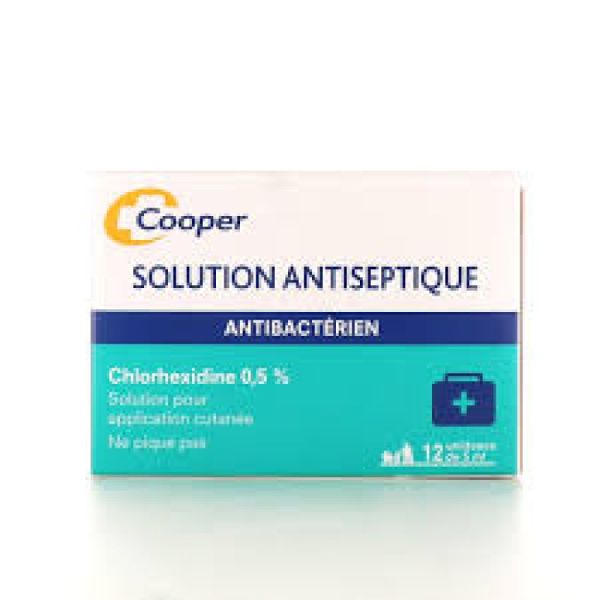 Cooper Chlorhexidine 0,5% Doses 5 ml x12