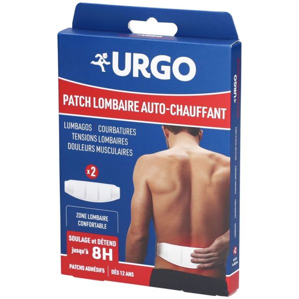 Urgo Patch Auto-Chauffant Lombaire x2