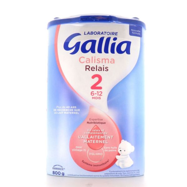 Gallia Calisma Relais 2ème Âge 800 g