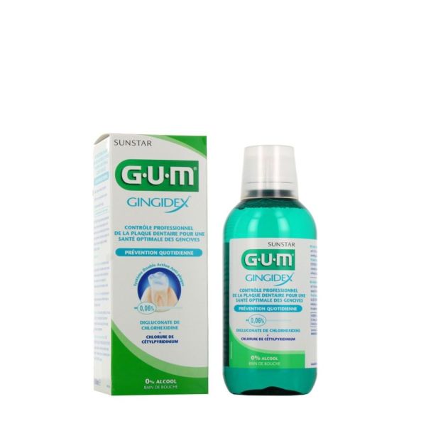 GUM Gingidex 0,06% Bain de Bouche Flacon 300 ml