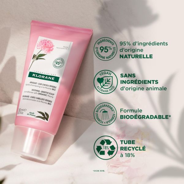 Pivoine Bio Après-Shampooing 150ml