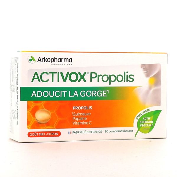 Activox Pastilles à sucer Propolis Boîte de 20