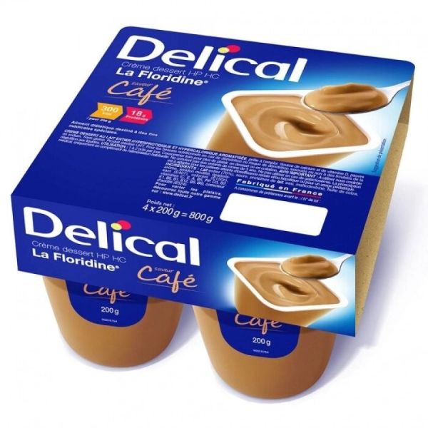 Delical Florid Crème Café 200 g x4