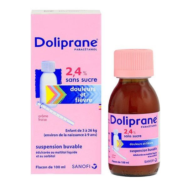 Doliprane suspension buvable - 100ml