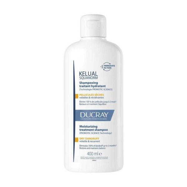 Ducray Squanorm Shampooing Pellicules Sèches 400 ml