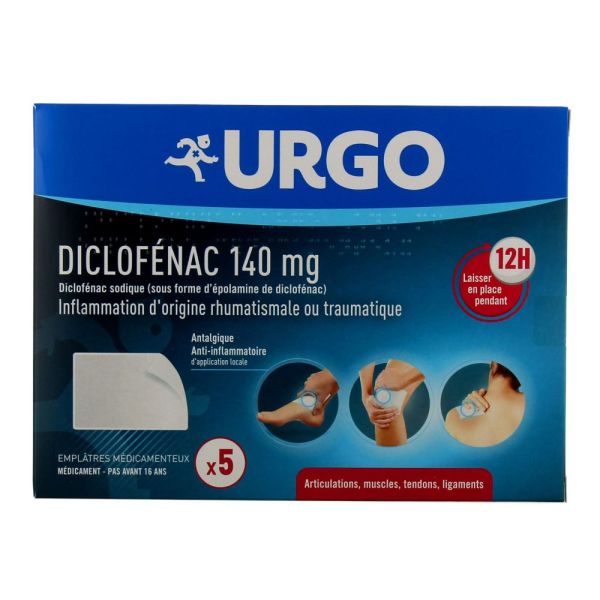 Diclofenac 140 mg Emplâtres x5