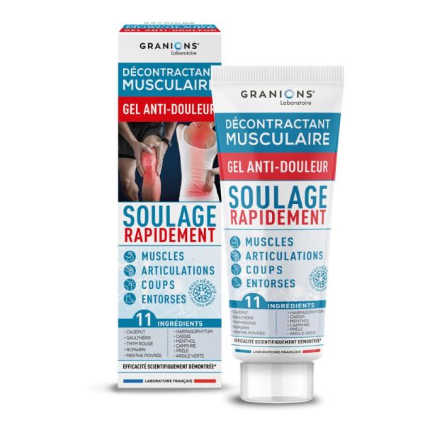 Granions Décontractant Musculaire Gel Tube 100 ml