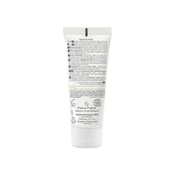 Crème compensatrice ultra-apaisante BIOLOGY AC HYDRA 40 ml